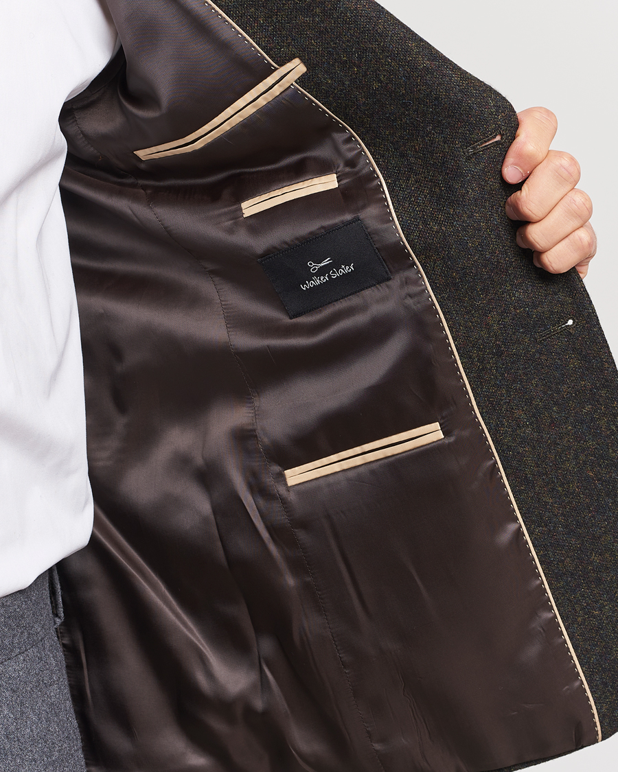 Mies | Pikkutakit | Walker Slater | Edward Wool Donegal Blazer Dark Brown
