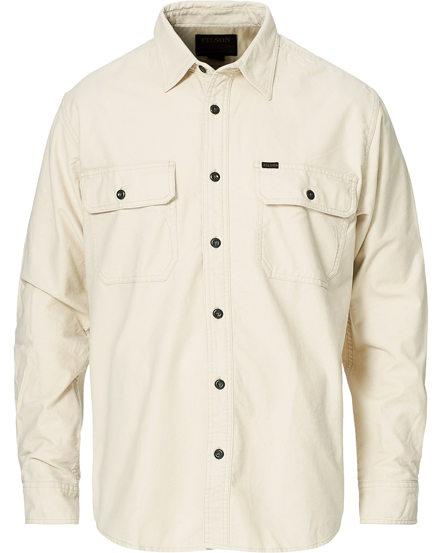 Mies | Kauluspaidat | Filson | Field Flannel Shirt Off White