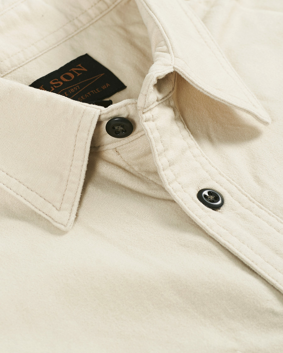 Mies | Kauluspaidat | Filson | Field Flannel Shirt Off White