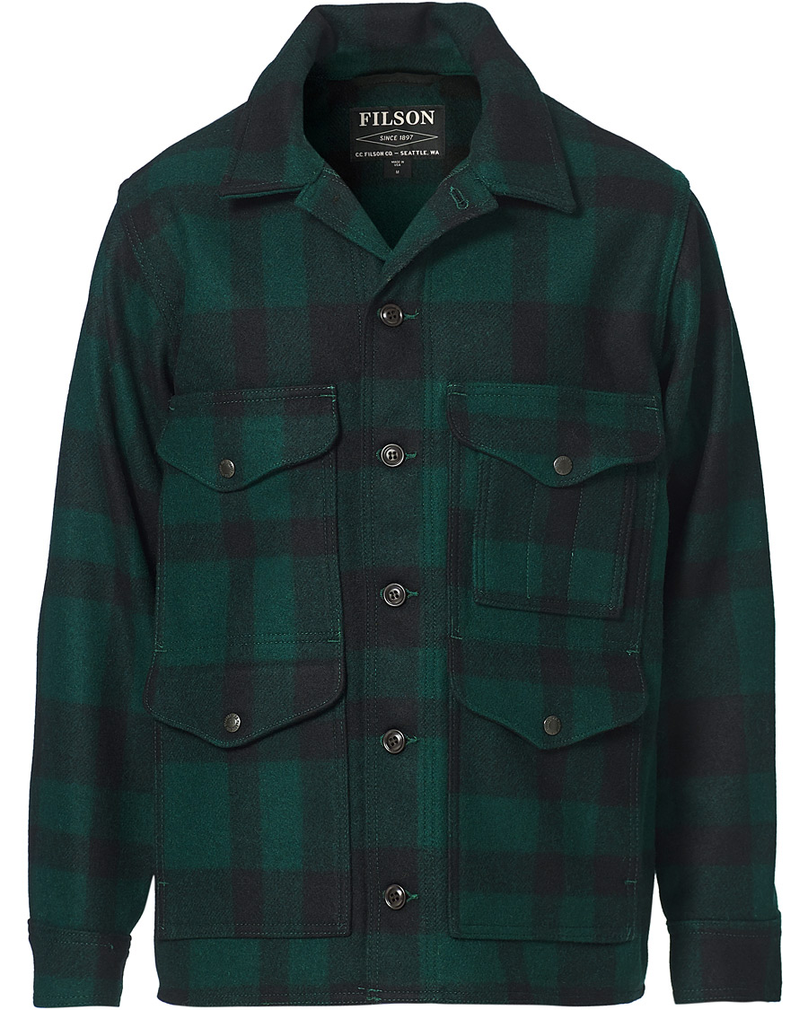 Mies | Takit | Filson | Mackinaw Cruiser Shirt Jacket Green/Black
