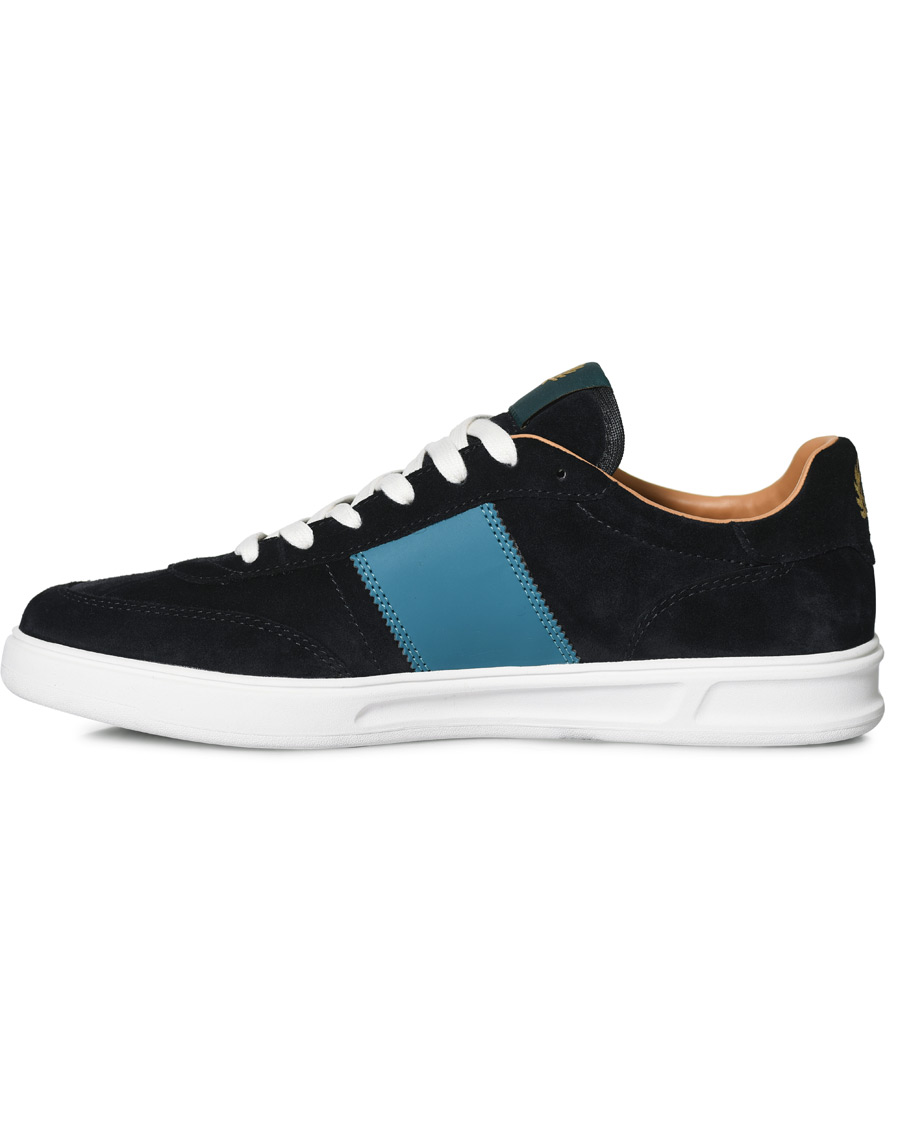 Mies | Fred Perry Suede Panel Sneakers Navy | Fred Perry | Suede Panel Sneakers Navy