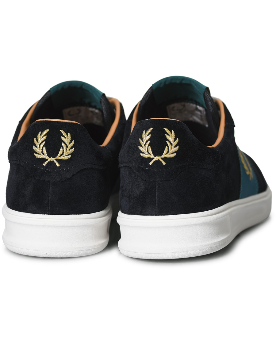 Mies | Fred Perry Suede Panel Sneakers Navy | Fred Perry | Suede Panel Sneakers Navy
