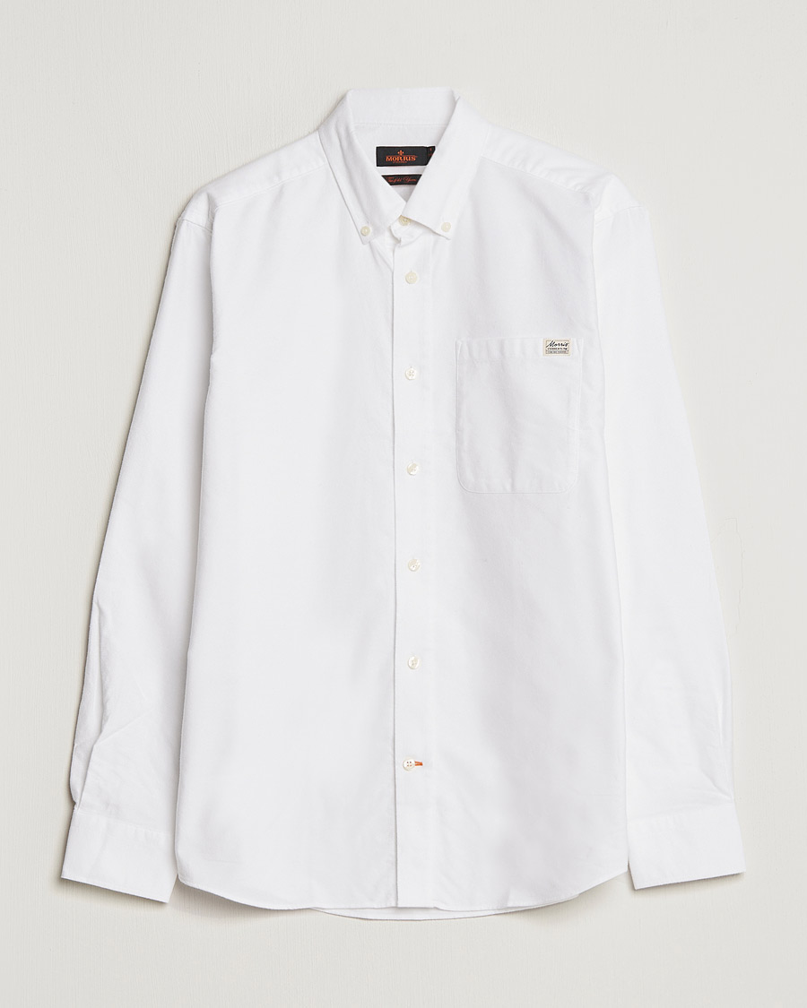 Mies | Kauluspaidat | Morris | Original Brushed Oxford Shirt White