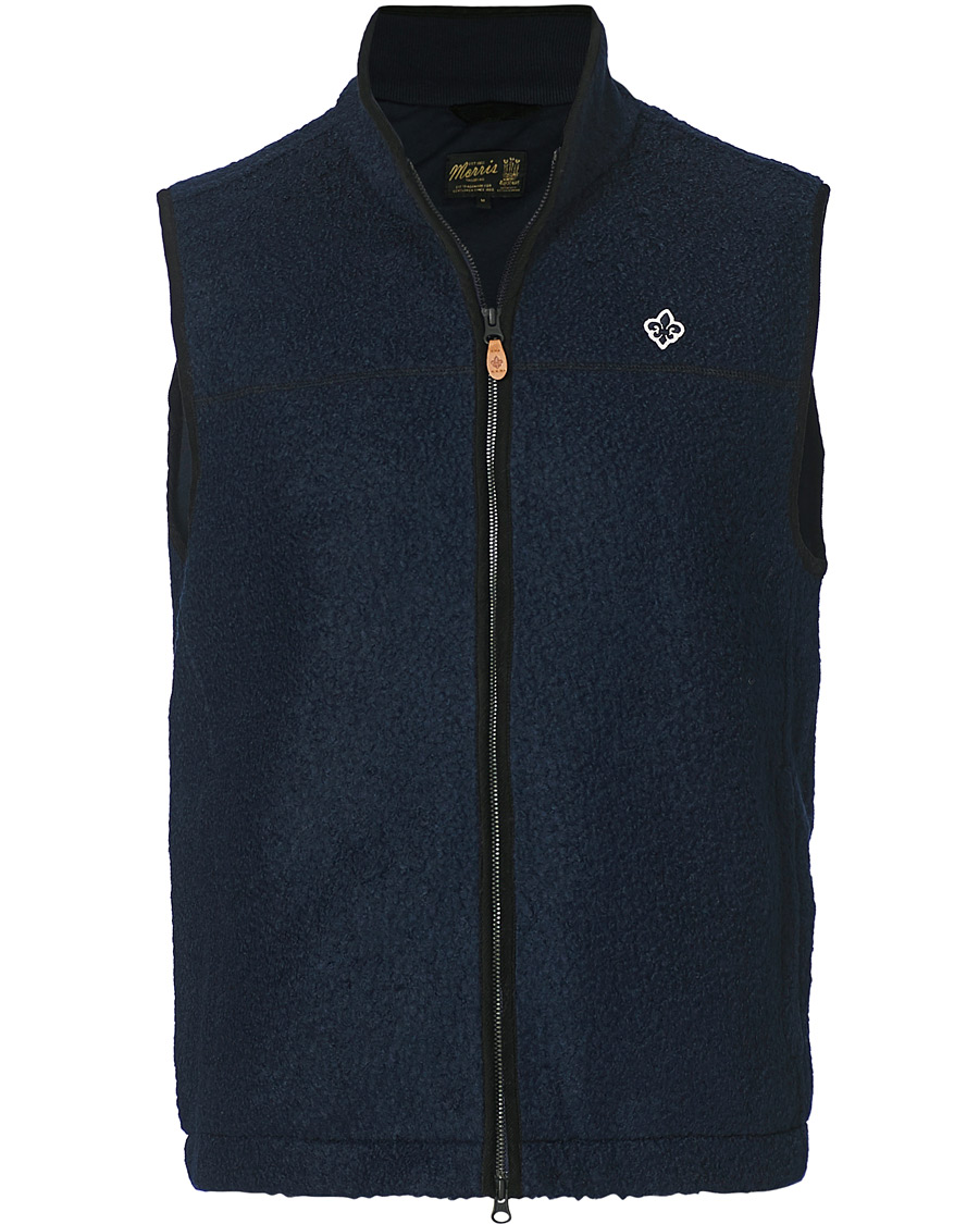 Mies | Ulkoliivit | Morris | Whitfield Pile Vest Navy