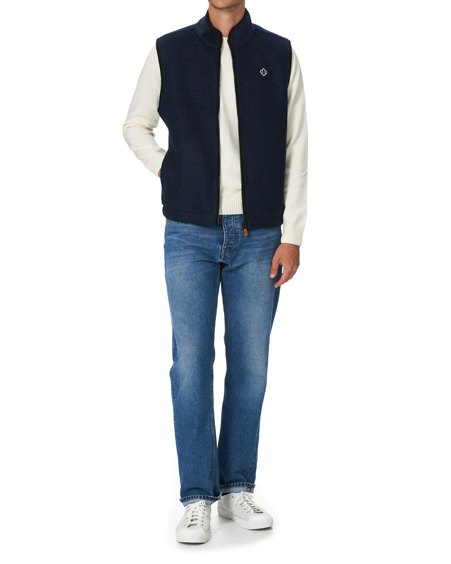 Mies | Ulkoliivit | Morris | Whitfield Pile Vest Navy