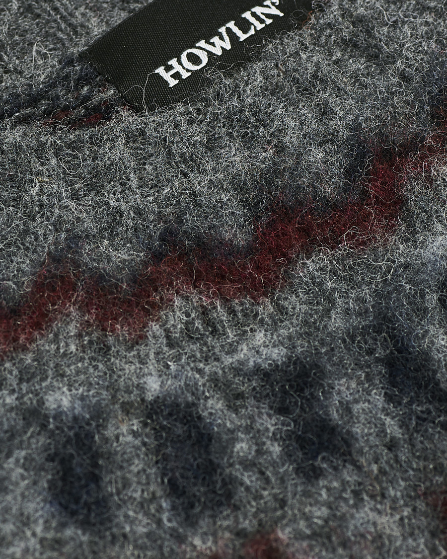 Mies | Puserot | Howlin' | Brushed Wool Fair Isle Crew Sweater Oxford