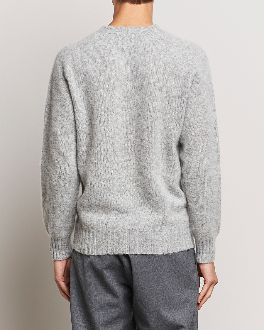 Mies | Puserot | Howlin' | Brushed Wool Sweater Silver
