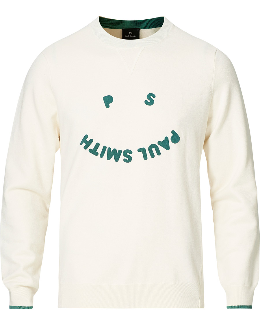 Mies | Puserot | PS Paul Smith | Cotton Wool Pullover Offwhite
