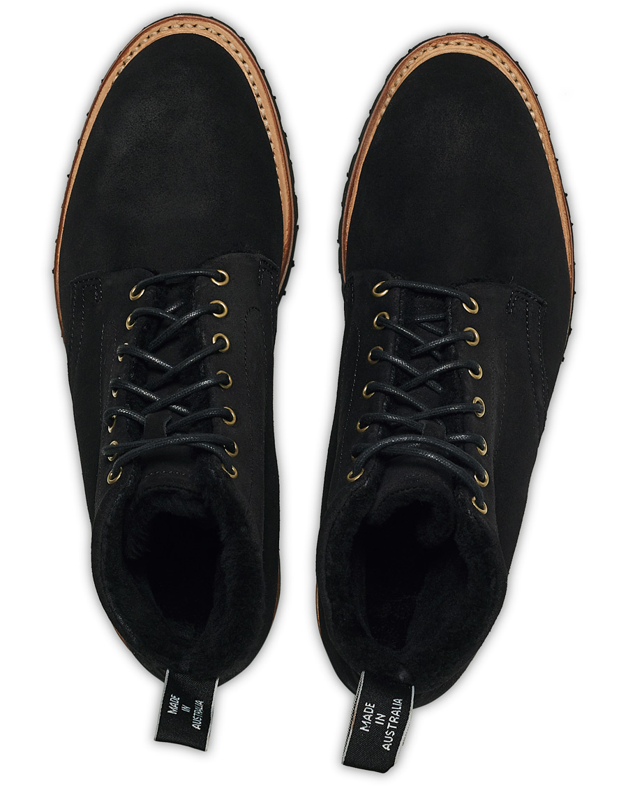 Mies | R.M.Williams Urban Rickaby Shearling Boot Nero Suede | R.M.Williams | Urban Rickaby Shearling Boot Nero Suede