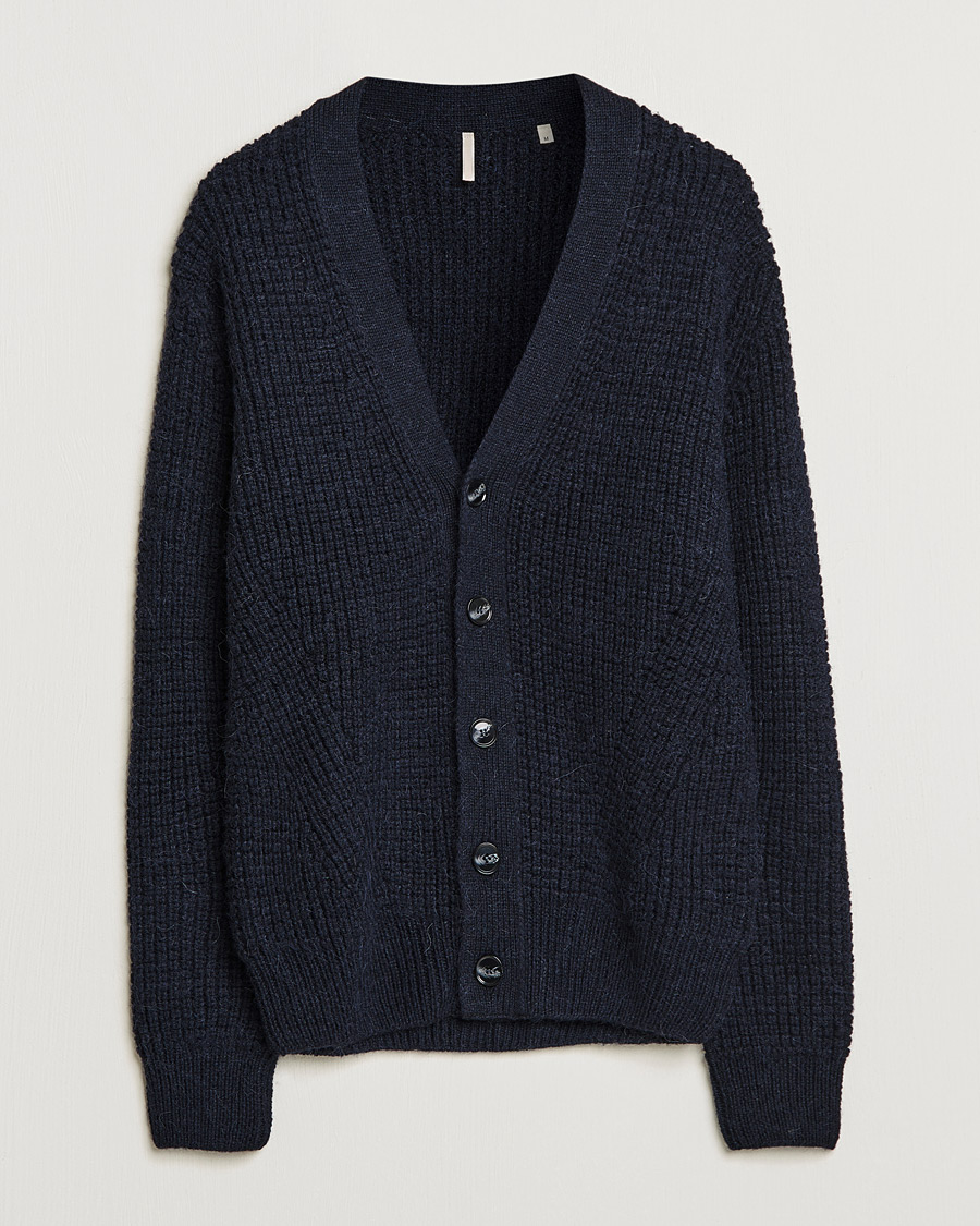 Mies | Puserot | Sunflower | John Cardigan Navy