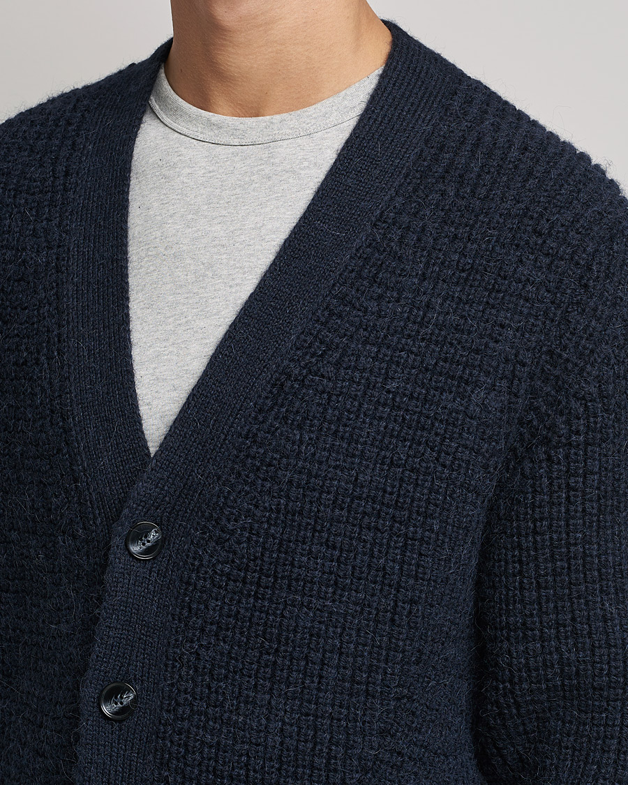 Mies | Puserot | Sunflower | John Cardigan Navy