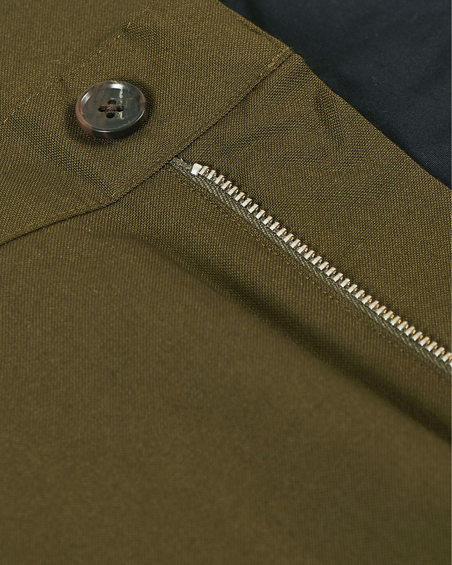 Mies | Housut | Sunflower | Soft Wool Trousers Military