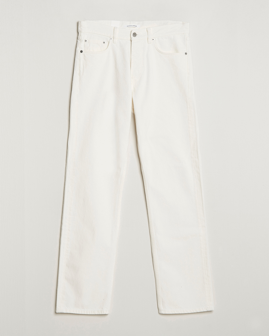Mies | Farkut | Sunflower | Standard Jeans Washed White
