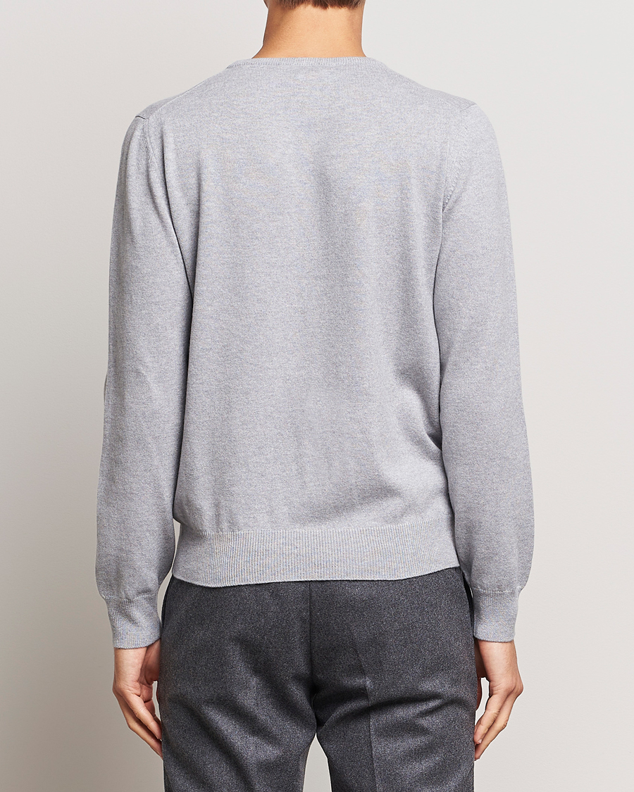 Mies | Puserot | Gran Sasso | Wool/Cashmere Crew Neck Light Grey