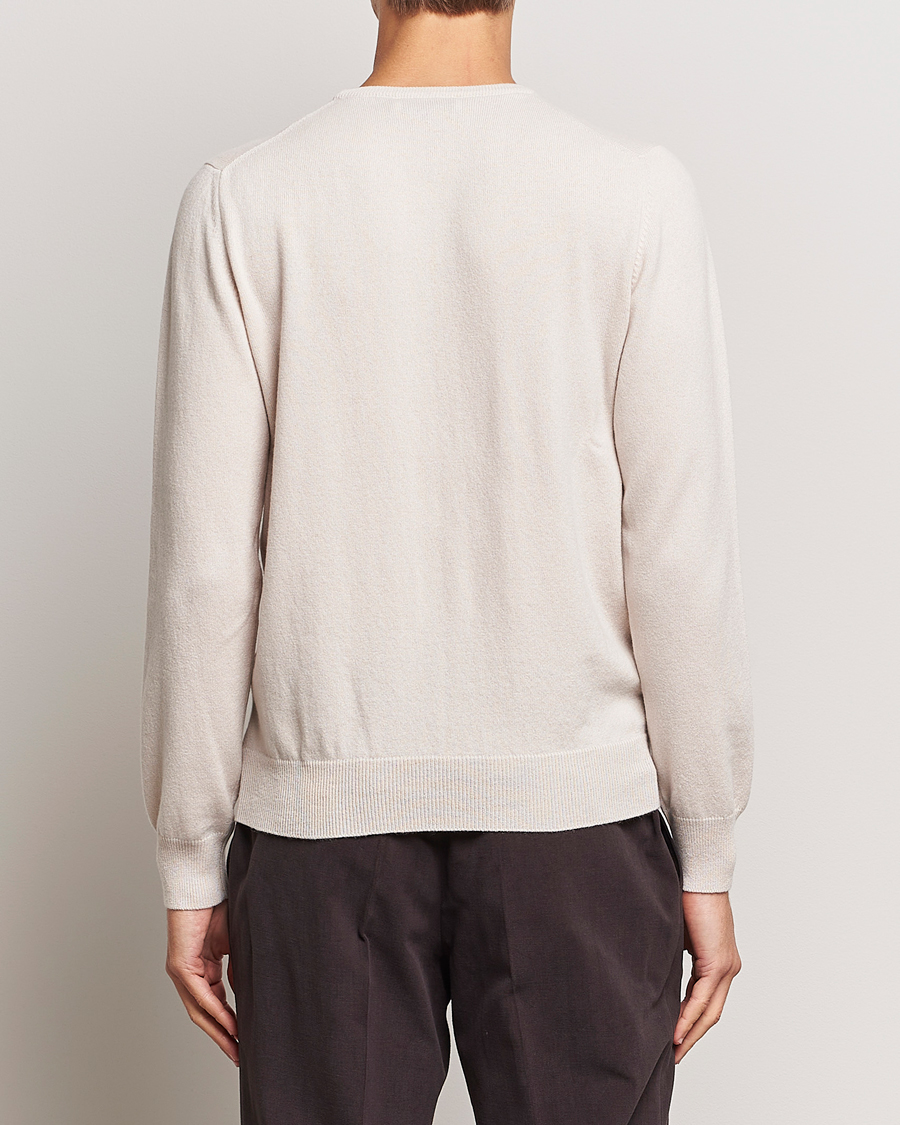 Mies | Puserot | Gran Sasso | Wool/Cashmere Crew Neck Cream