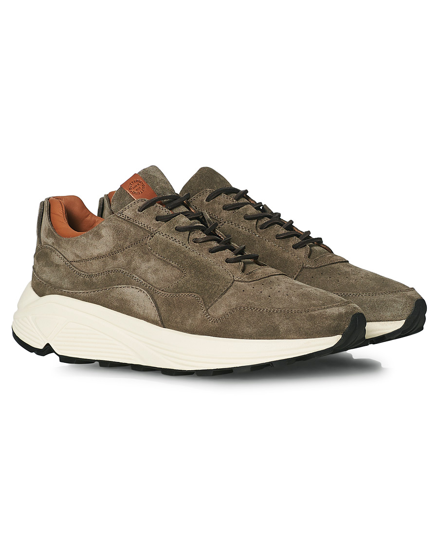 Mies | Buttero Vinci Suede Running Sneaker Taupe | Buttero | Vinci Suede Running Sneaker Taupe