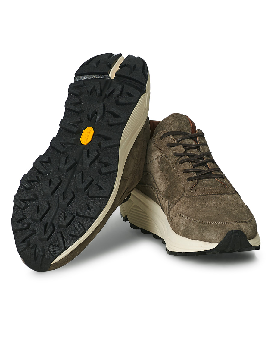 Mies | Buttero Vinci Suede Running Sneaker Taupe | Buttero | Vinci Suede Running Sneaker Taupe