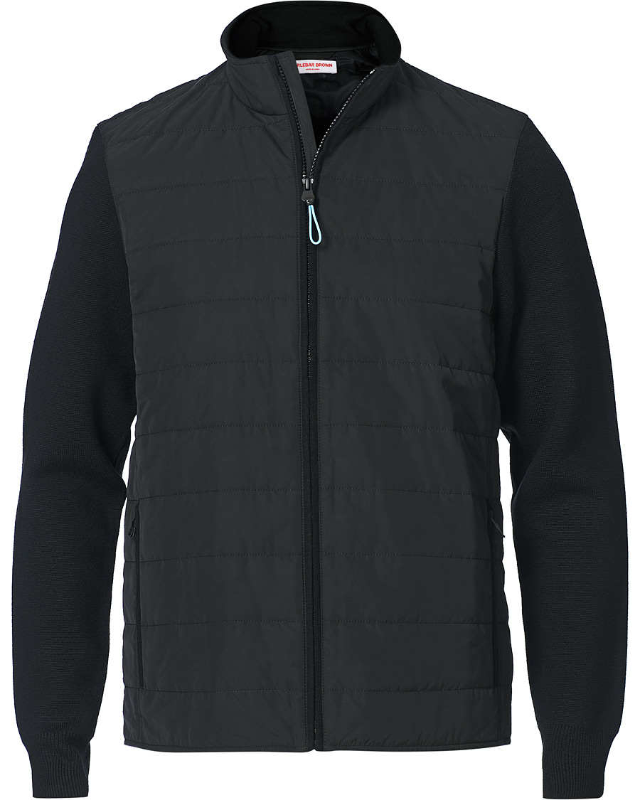 Mies | Puserot | Orlebar Brown | Terrence Hybrid Full Zip Black