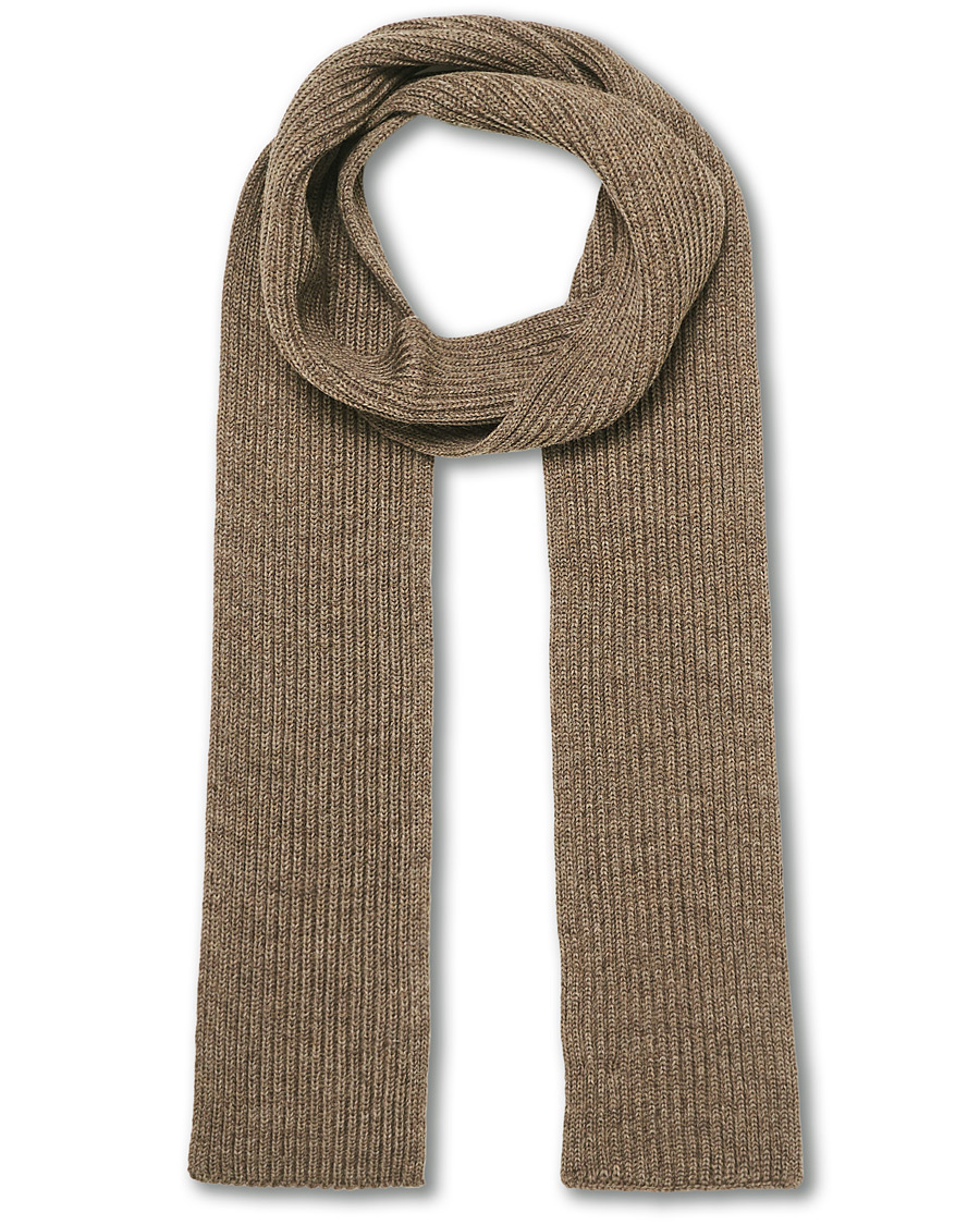 Mies | Andersen-Andersen Merino Wool Scarf Natural Taupe | Andersen-Andersen | Merino Wool Scarf Natural Taupe