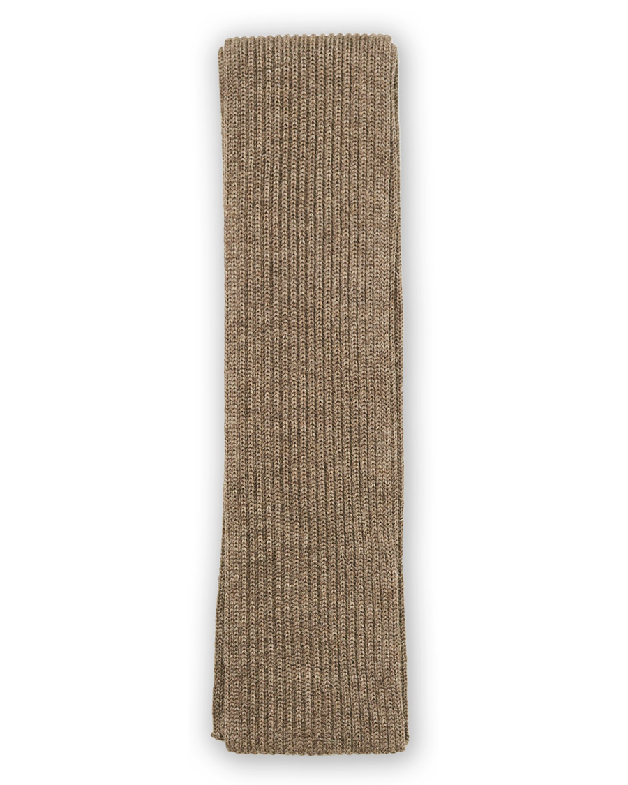 Mies | Andersen-Andersen Merino Wool Scarf Natural Taupe | Andersen-Andersen | Merino Wool Scarf Natural Taupe