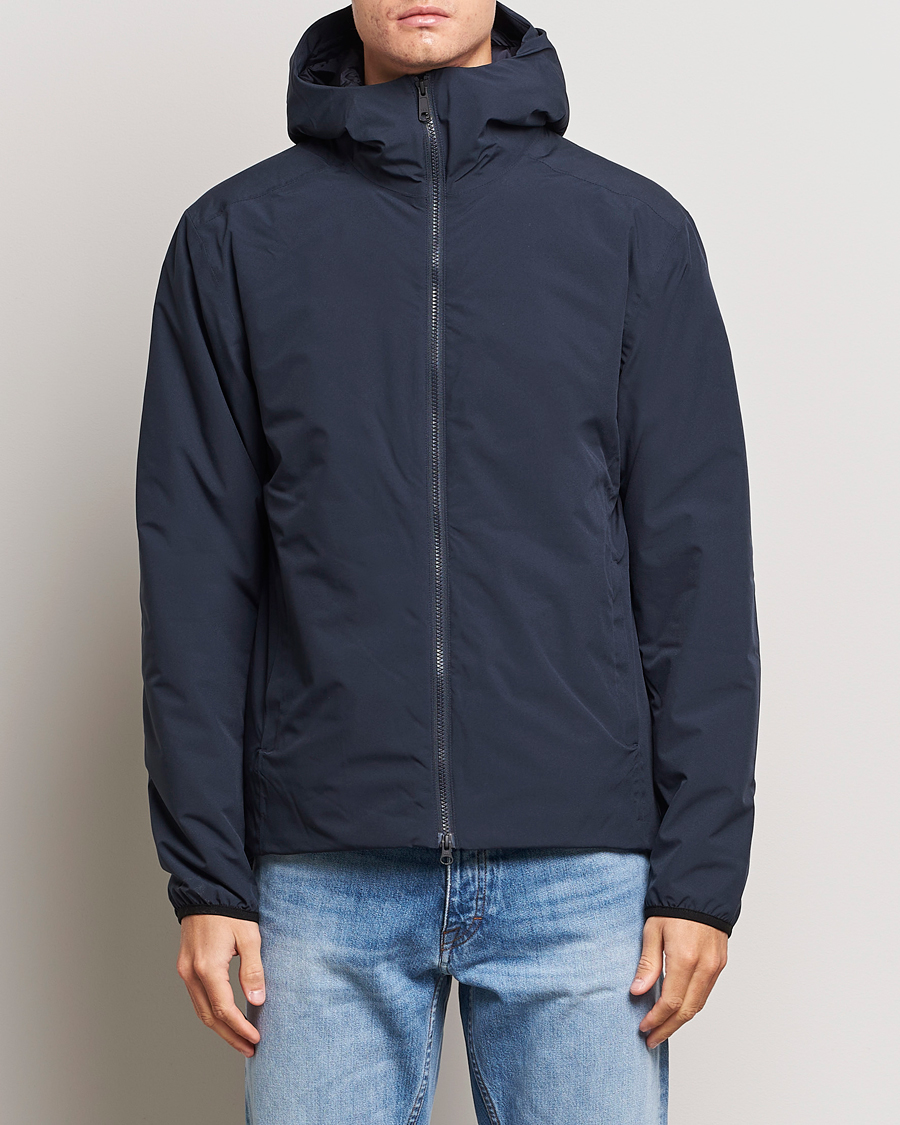 Mies | Takit | Scandinavian Edition | Nimbus Padded Hood Jacket Midnight Blue