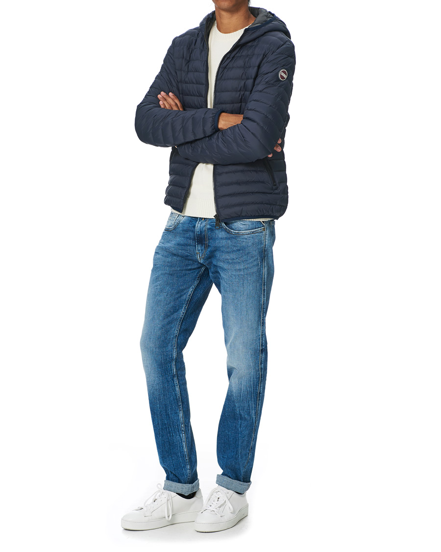 Mies | Takit | Colmar | Repunk Lightweight Down Hooded Jacket Navy
