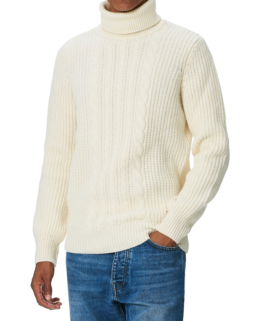 Mies |  | Armor-lux | Cable Knit Turtleneck Nature
