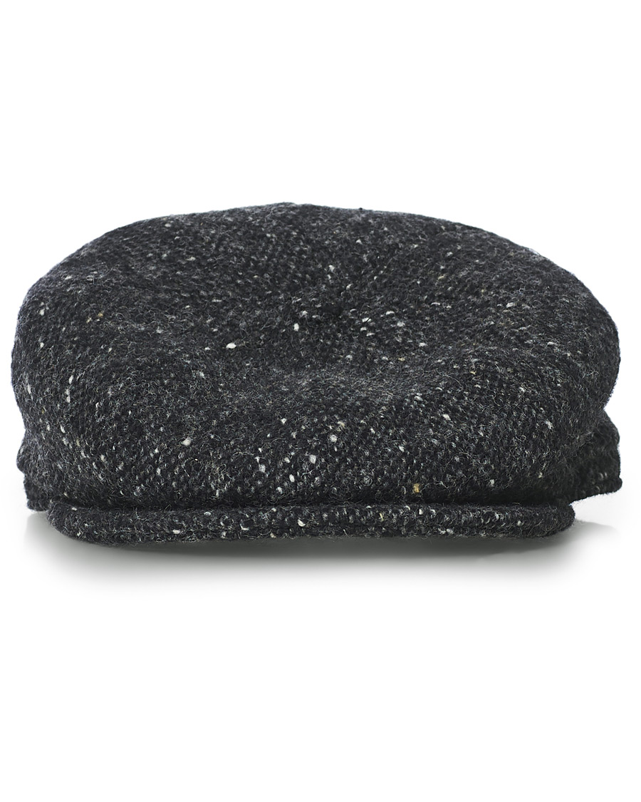 Mies | Lock & Co Hatters Glen Flat Wool Cap Dark Grey | Lock & Co Hatters | Glen Flat Wool Cap Dark Grey