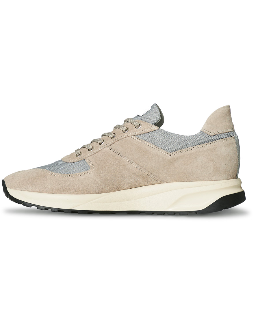 Mies | C.QP Stride Suede/Mesh Running Sneaker Stone Grey | CQP | C.QP Stride Suede/Mesh Running Sneaker Stone Grey