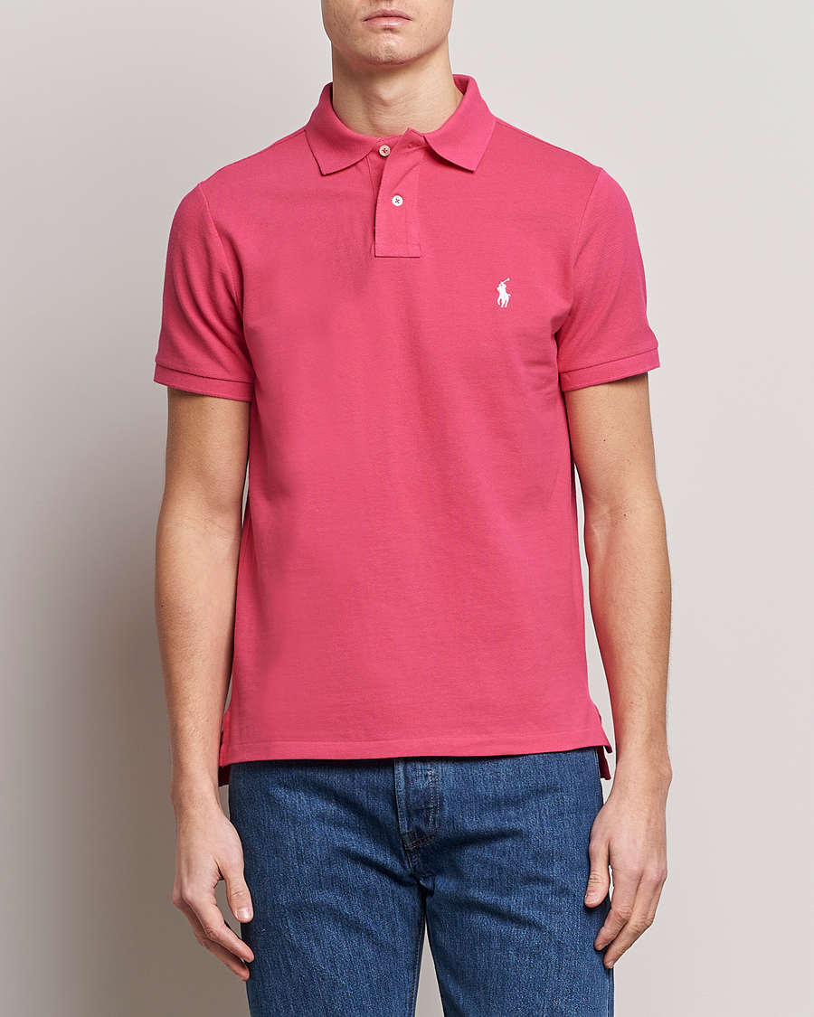Mies | Pikeet | Polo Ralph Lauren | Custom Slim Fit Polo Hot Pink