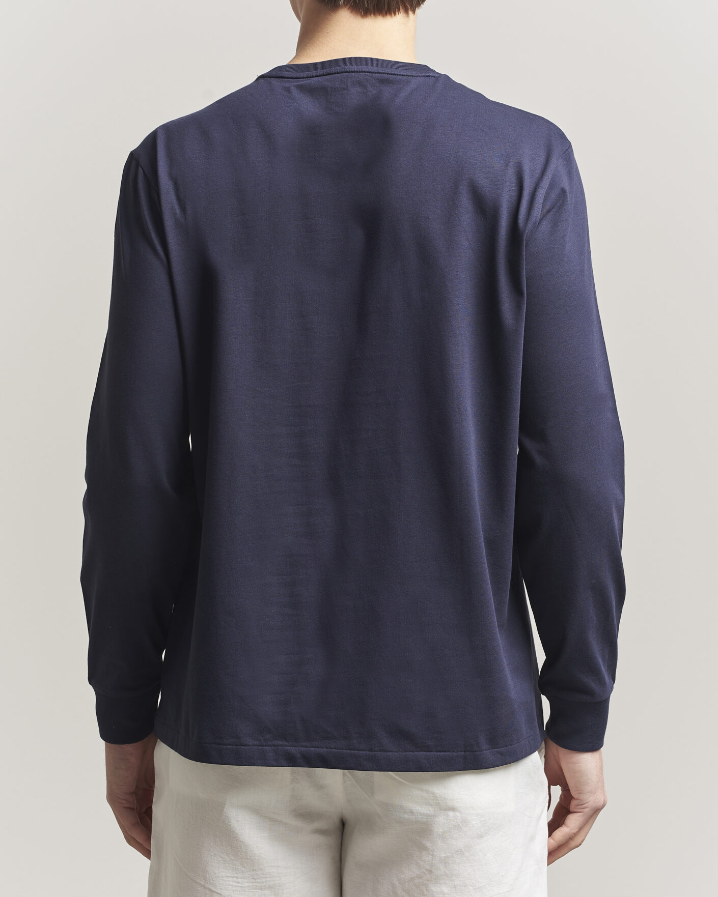 Mies | T-paidat | Polo Ralph Lauren | Custom Slim Fit Long Sleeve Tee Ink