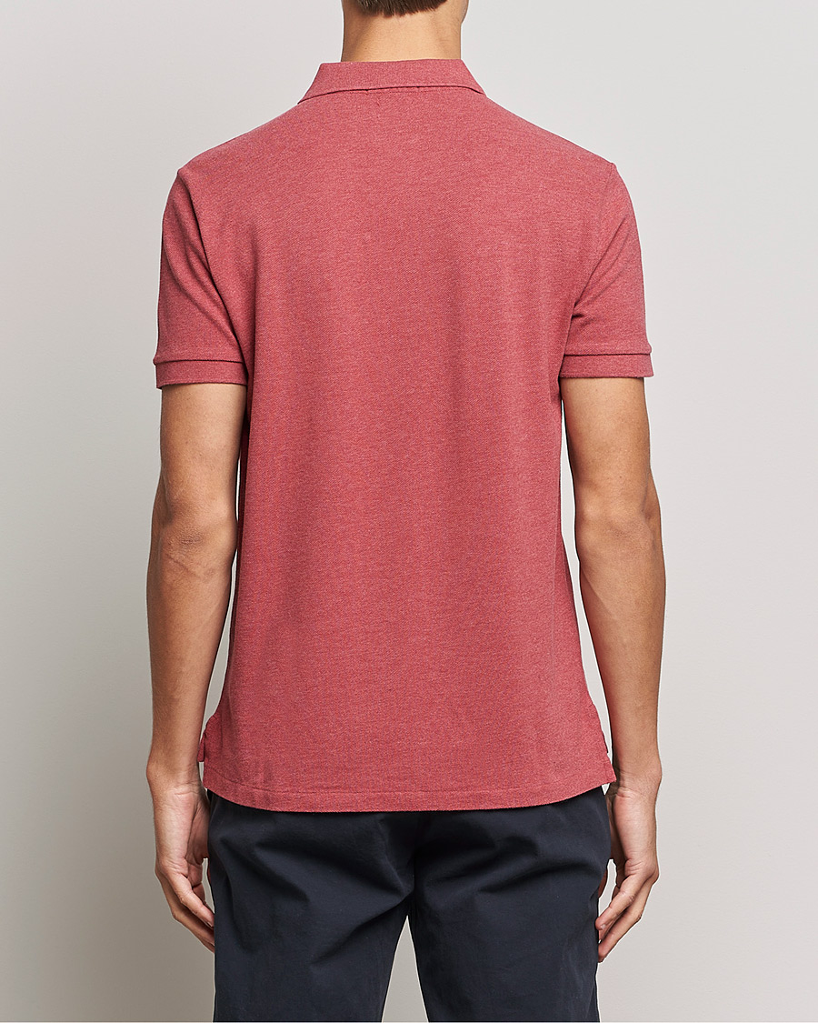Mies | Pikeet | Polo Ralph Lauren | Custom Slim Fit Polo Venetian Red Heather