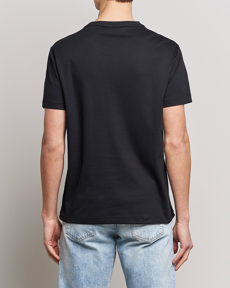 Mies | T-paidat | Polo Ralph Lauren | Luxury Pima Cotton Crew Neck T-Shirt Black