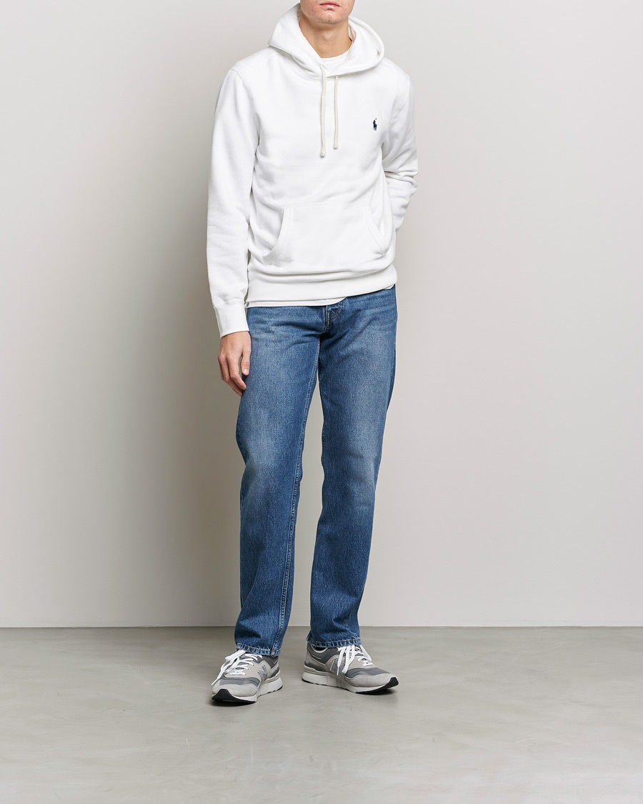 Mies | Puserot | Polo Ralph Lauren | RL Fleece Hoodie White