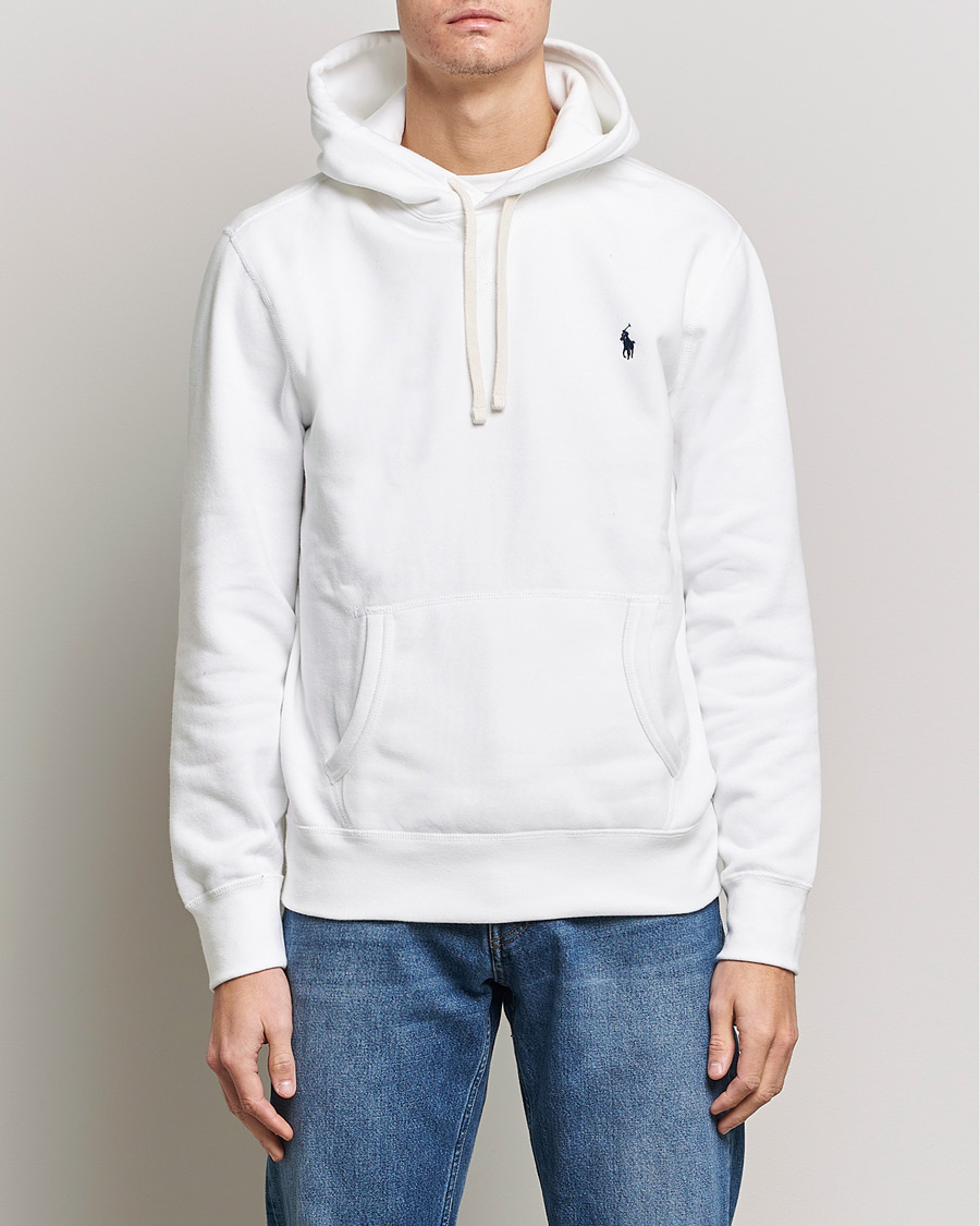 Mies | Puserot | Polo Ralph Lauren | RL Fleece Hoodie White