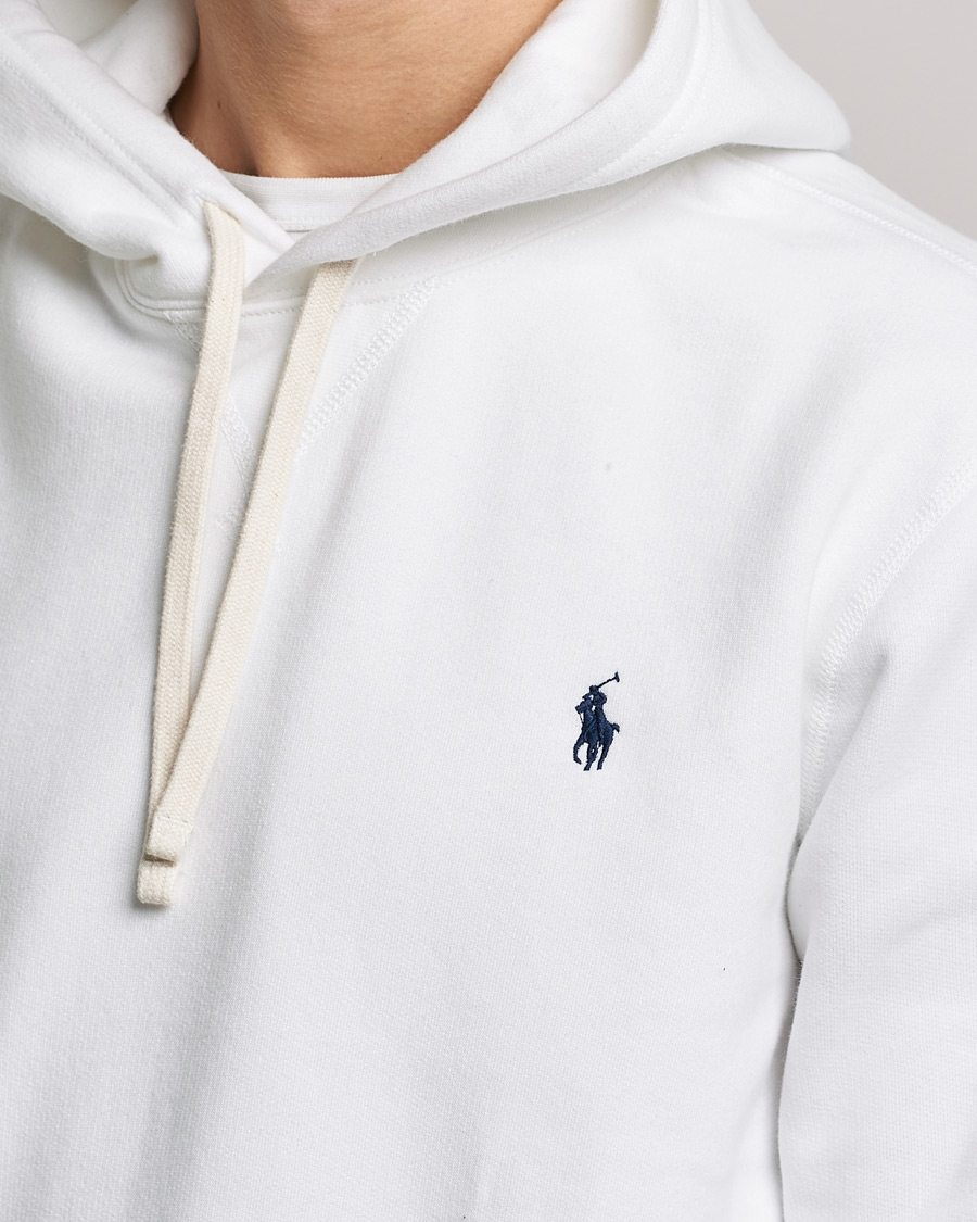 Mies | Puserot | Polo Ralph Lauren | RL Fleece Hoodie White