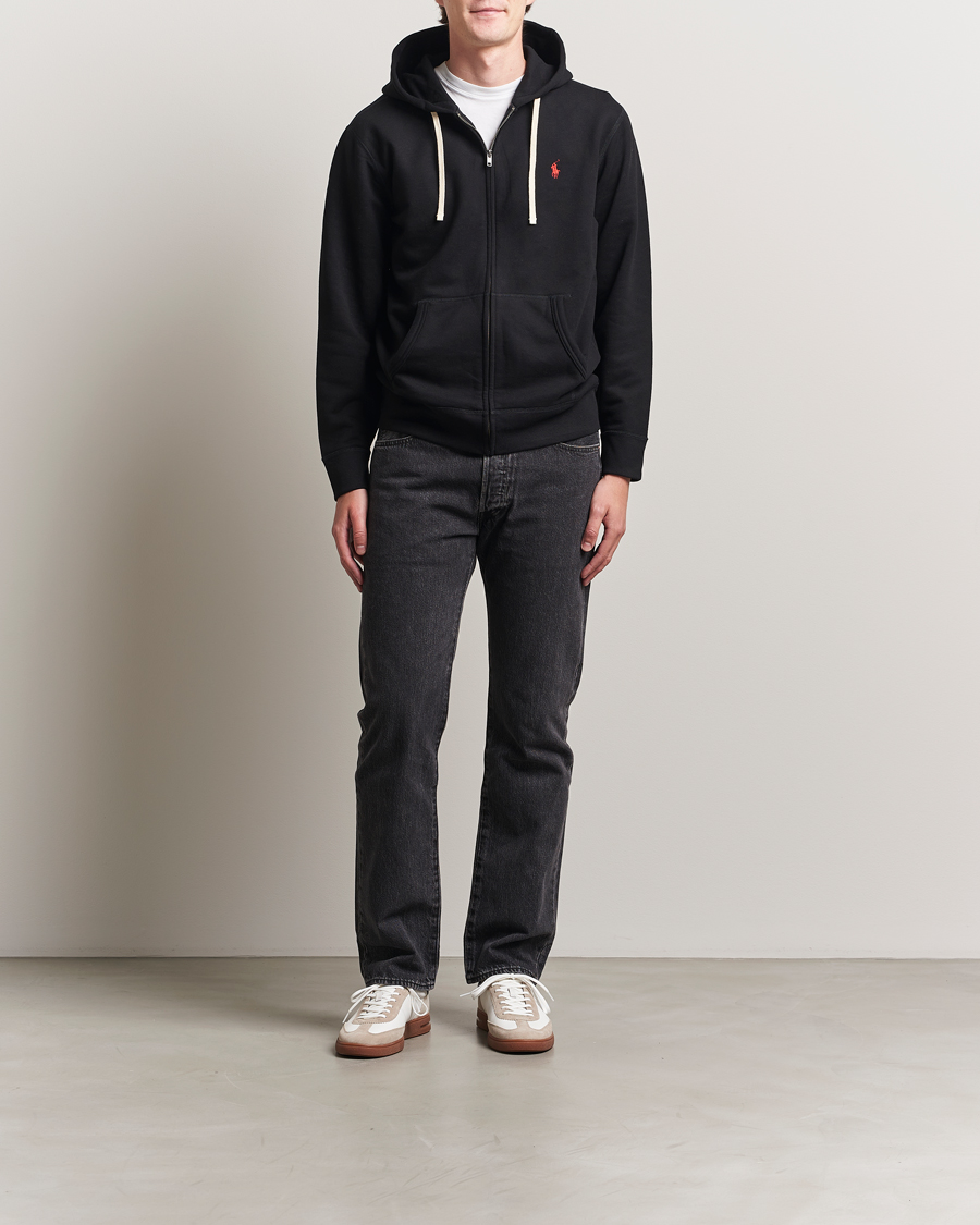 Mies | Puserot | Polo Ralph Lauren | Fleece Full Zip Hoodie Polo Black
