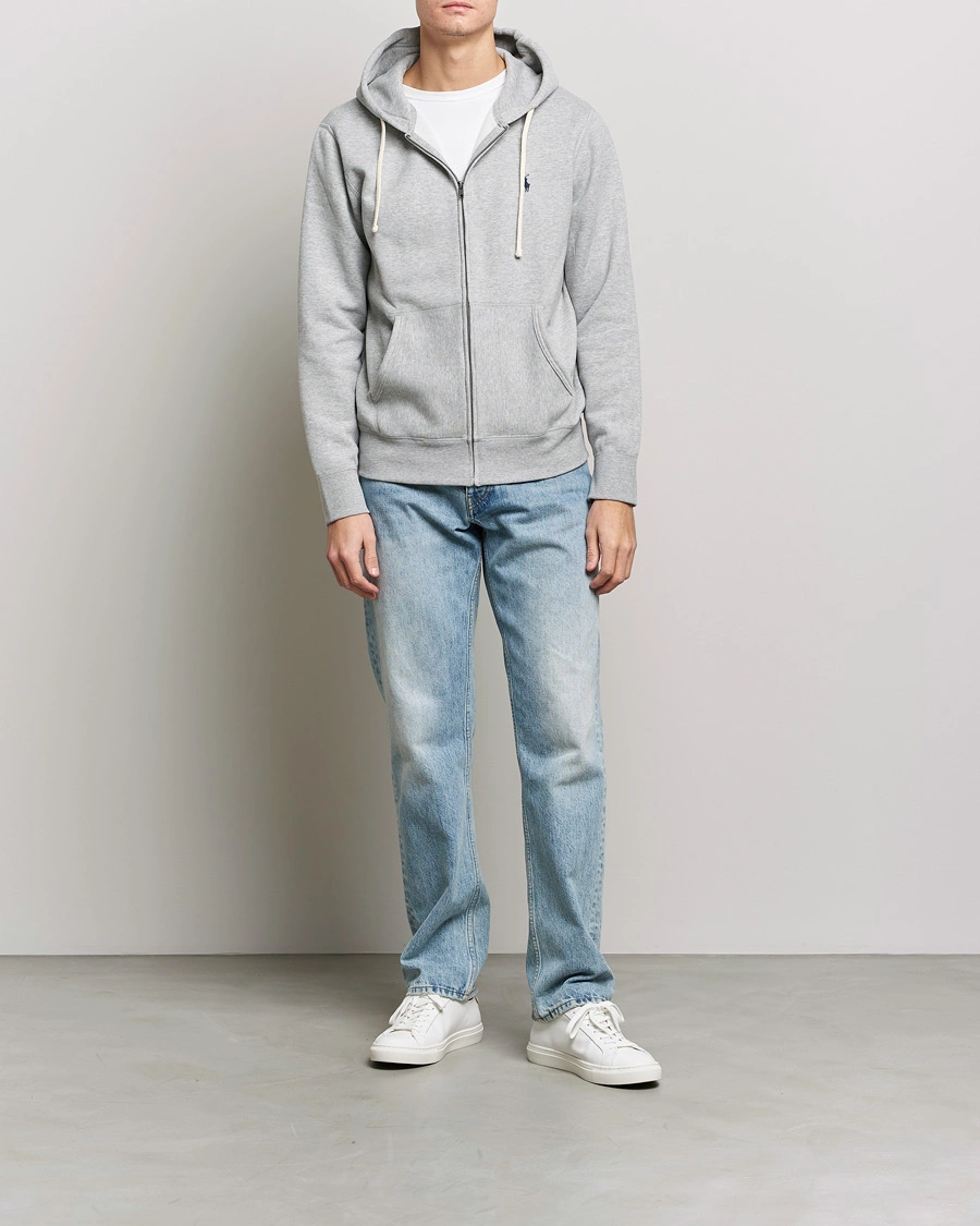 Mies | Puserot | Polo Ralph Lauren | Fleece Full Zip Hoodie Andover Heather