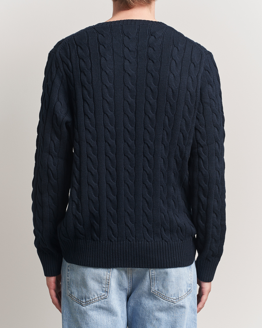 Mies | Puserot | Polo Ralph Lauren | Cotton Cable Pullover Hunter Navy