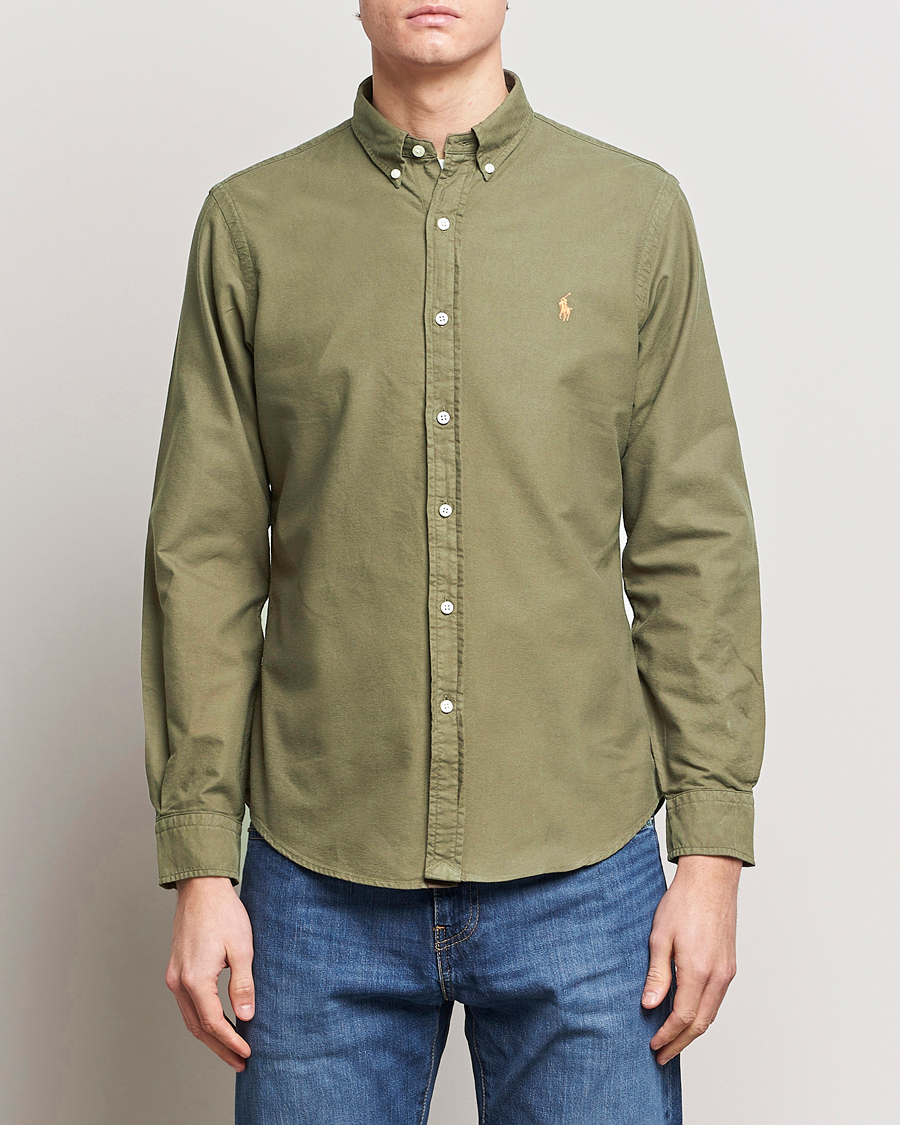 Mies |  | Polo Ralph Lauren | Slim Fit Garment Dyed Oxford Defender Green