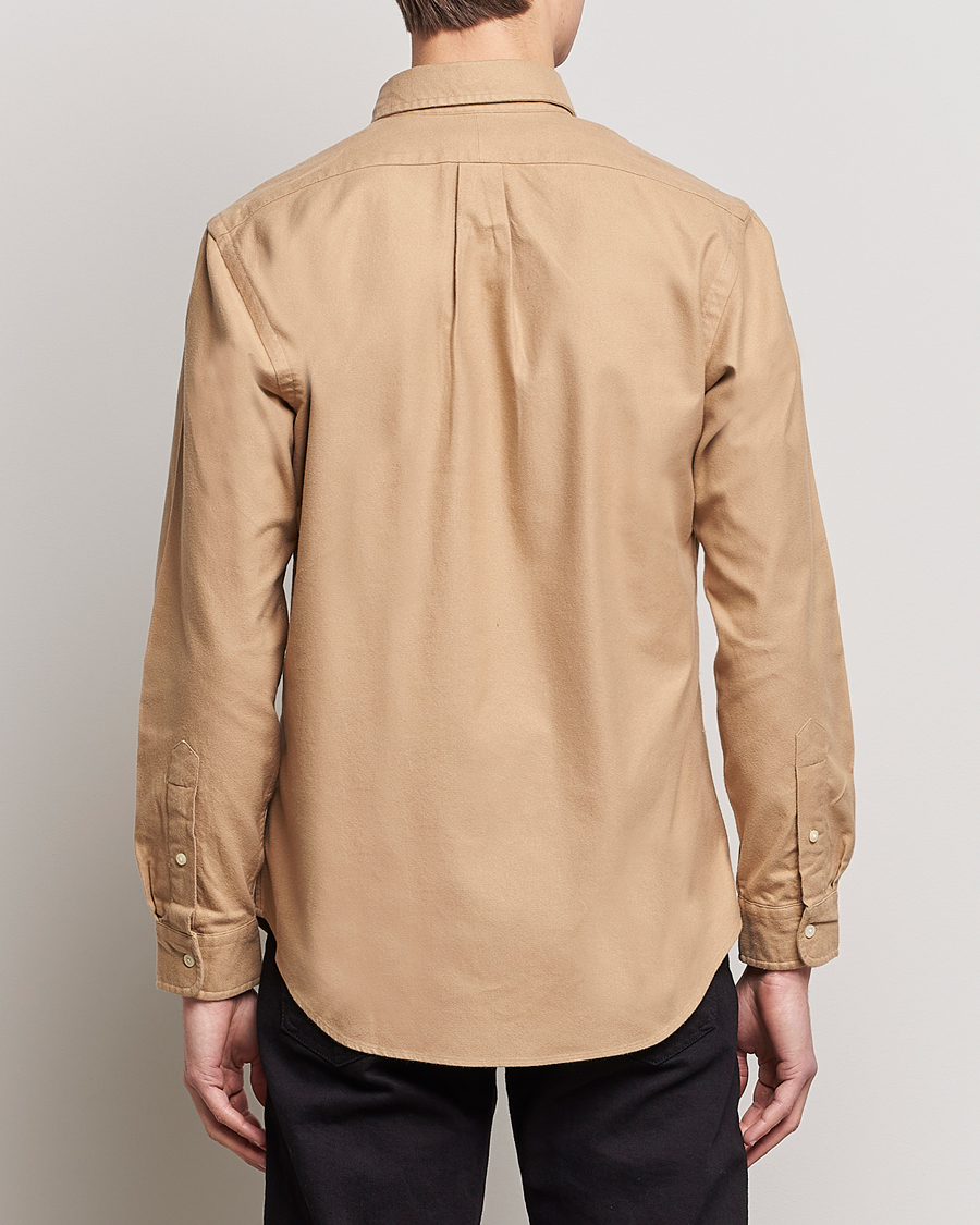 Mies | Kauluspaidat | Polo Ralph Lauren | Custom Fit Brushed Flannel Shirt Vintage Khaki