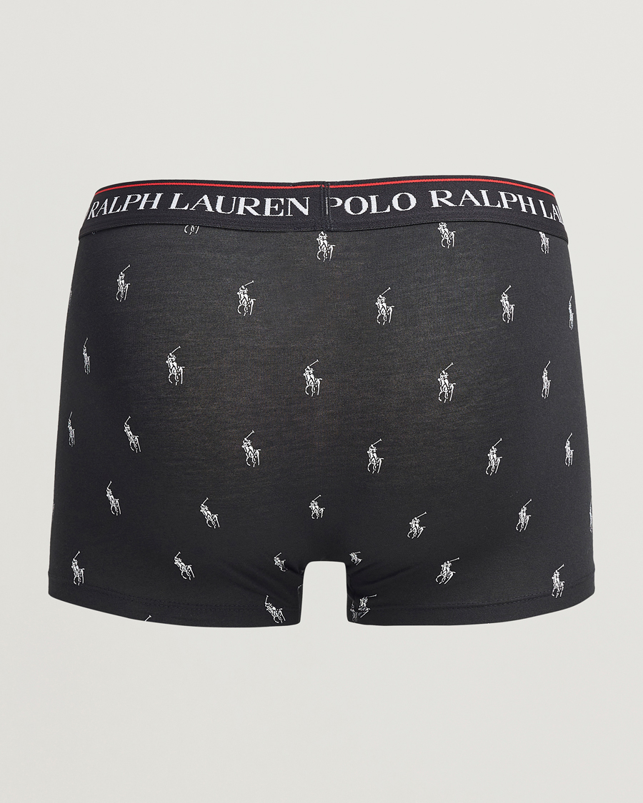 Mies | Alusvaatteet | Polo Ralph Lauren | 3-Pack Trunk Black/Stripe/Pony