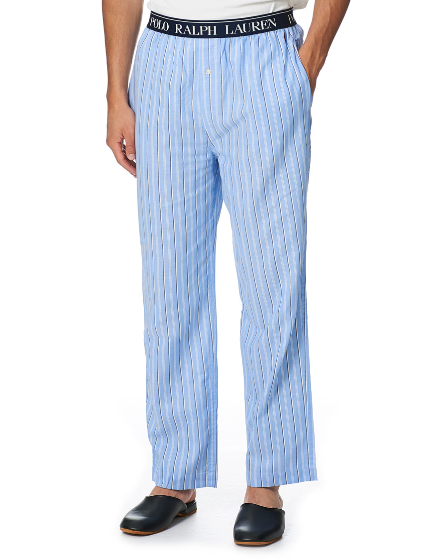 Mies | Yöpuvut ja kylpytakit | Polo Ralph Lauren | Cotton Pyjama Set Blue Stripe
