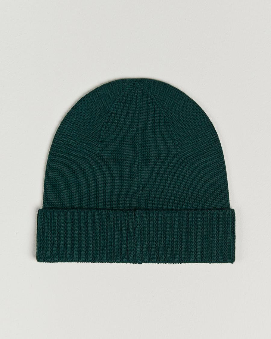 Mies | Polo Ralph Lauren Merino Wool Beanie College Green | Polo Ralph Lauren | Merino Wool Beanie College Green