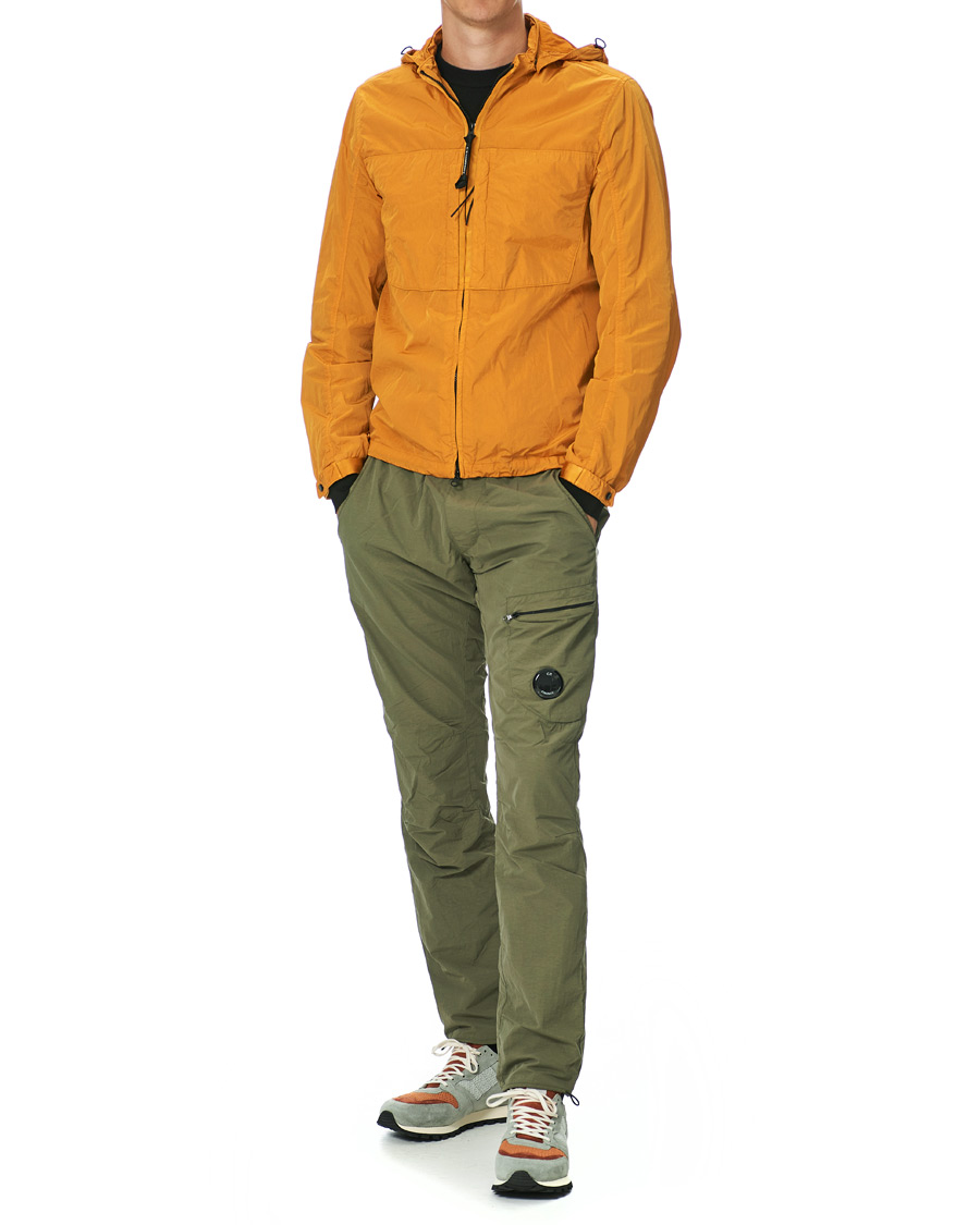 Mies | Ohuet takit | C.P. Company | Chrome Garment Dyed Nylon Hooded Overshirt Orange