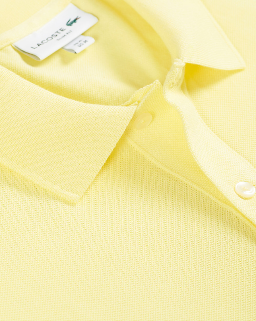Mies | Pikeet | Lacoste | Slim Fit Polo Piké Bright Yellow