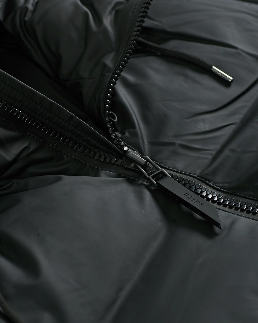 Mies | Takit | RAINS | Waterproof Puffer Hooded Jacket Black