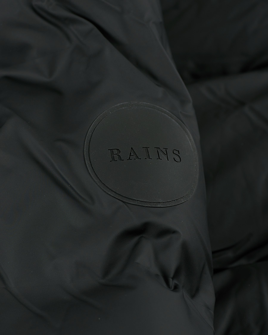 Mies | Takit | RAINS | Waterproof Puffer Hooded Jacket Black