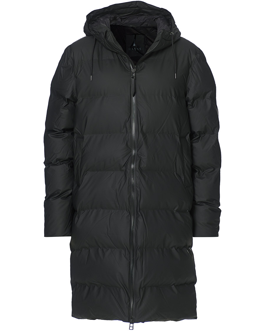 Mies | Takit | RAINS | Waterproof Long Puffer Jacket Black