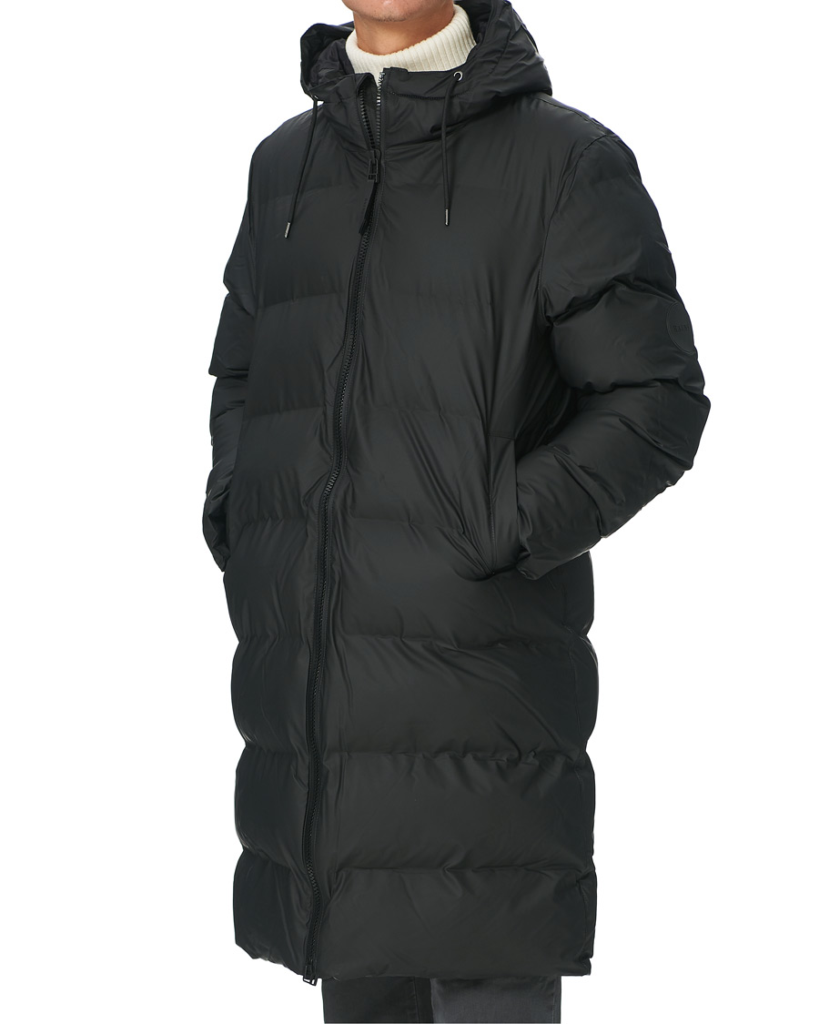 Mies | Takit | RAINS | Waterproof Long Puffer Jacket Black